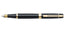 SHEAFFER 300 FOUNTAIN PEN GLOSSY BLACK GOLD TRIM