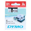 DYMO D1 POLY 6MM x 7M BLK/WHIT BB1 (BOX OF 5)